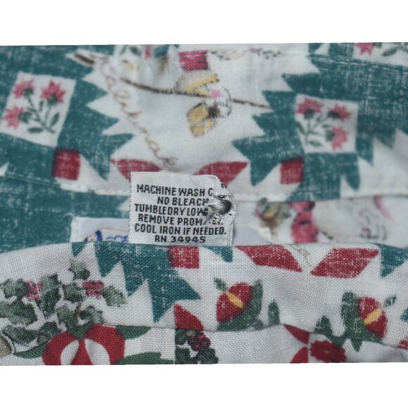 Vintage 90s 1992 Reyn Spooner Christmas Shirt Hawaiian Camp Half Button Up XXL - Picture 3 of 9